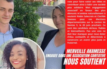 Merveille Akamesse nous soutient