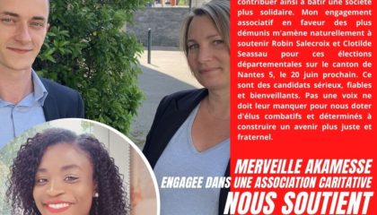 Merveille Akamesse nous soutient