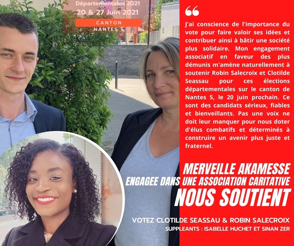 Merveille Akamesse nous soutient